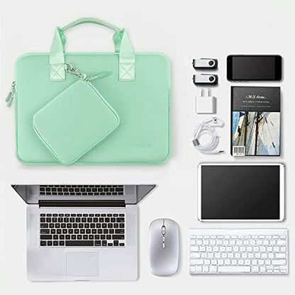 Hseok Laptop Sleeve 14 inch Case with Small Case, Compatible with MacBook Neo 14, MacBook Pro 14 M5/M4/M3/M2/M1, XPS 14 and Most 14 inch Notebooks, Neoprene Computer Handbag,L01U01 - color: L01u01, size: 14"