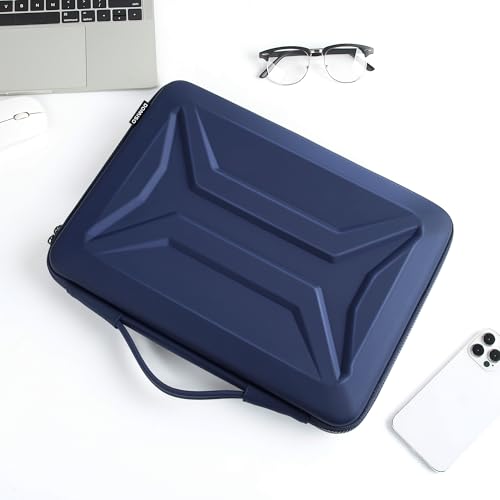 DOMISO 18 Inch Laptop Hard Case, Waterproof Shockproof Hard Shell Protective Laptop Sleeve with Handle for 18 Inch ASUS ROG Strix SCAR 18 G18 2025/2024/2023 Gaming Laptop,Navy Blue - color: Navy Blue, size: 18 Inch