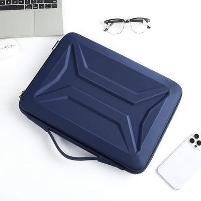 DOMISO 18 Inch Laptop Hard Case, Waterproof Shockproof Hard Shell Protective Laptop Sleeve with Handle for 18 Inch ASUS ROG Strix SCAR 18 G18 2025/2024/2023 Gaming Laptop,Navy Blue - color: Navy Blue, size: 18 Inch