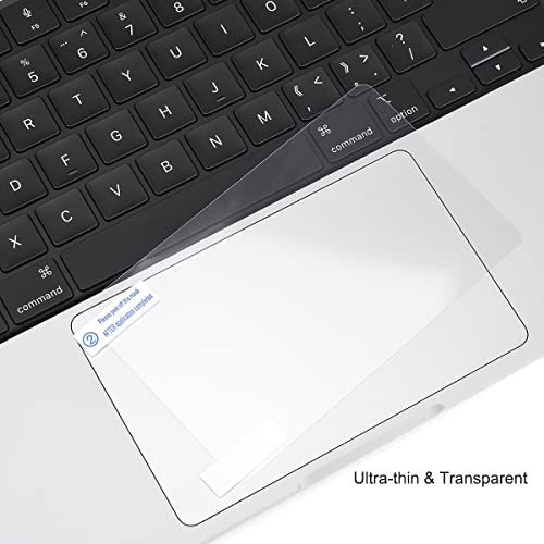 [2PCS] MacBook Air 13.6 Trackpad Protector Cover Skin for 2026 2025-2022 MacBook Air 13.6 Inch M5 M4 M3 M2 A3449 A3240 A3113 A2681 Anti-Scratch Waterproof Touch Pad Cover Protector Accessories, Clear - size: 2022-2025 MacBook Air 13.6" M4 M3 M2