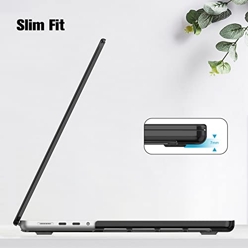 Fintie Hard Shell Case for MacBook Pro 16 Inch, Crystal Black | A3428 A3429 A3403 A3186 A2991 A2780 A2485(2021-2026), M5/M4/M3/M2/M1 Chip - color: Crystal Black, size: Pro 16 Inch