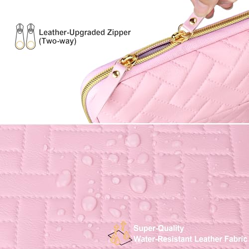 Lacdo 13 Inch Laptop Sleeve Case for 13 inch MacBook Air M5 A3449 (2026), M4 A3240 2025, M3 A3113, M2 A2681, M1 A2337 A2179 A1932 | 13 inch MacBook Neo A18 Pro A3404 (2026) Computer Bag, Sakura Pink - color: Sakura Pink, size: New MacBook Air/Neo/Pro 13 I