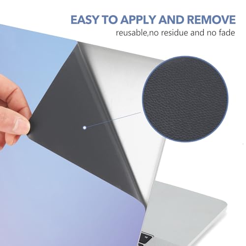 AIMSA Blue Violet Laptop Notebook Skin Sticker Cover Decal Fits 12 13 13.3 14 15 15.4 15.6 inches Laptop Protector Notebook PC, Easy to Apply and Remove - color: Blue Violet