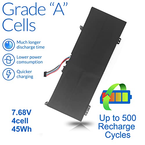 L17C4PB0 81EM Battery for Lenovo Flex 6 6-14IKB 6-141KB 6-14ARR, IdeaPad 530S 530S-14IKB 530S-141KB 530S-14ARR 530S-15IKB 530S-151KB, Yoga 530 530-14IKB 530-141KB 14ARR L17M4PB0 5B10Q16067 5B10Q16066 - size: L17C4PB0