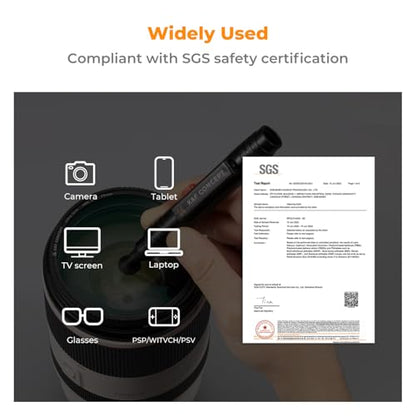 K&F CONCEPT 15-in-1 Camera Lens Cleaning Kit with Camera Blower, Glasses Wipes*10, Cleaning Liquid, Microfiber Cleaning Cloth*2, Lens Cleaning Pen for DSLR Camera Lens Filter Cell Phones