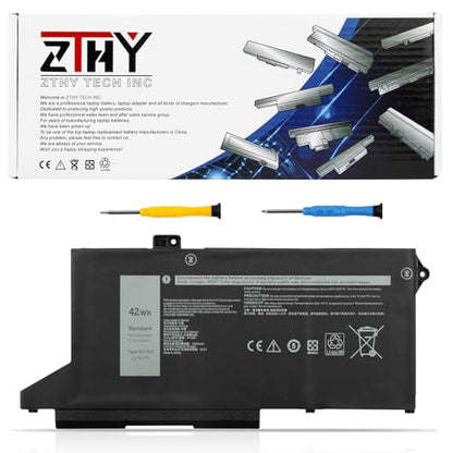 WY9DX Laptop Battery 42Wh Replacement for Dell Latitude 14 5420 15 5520 | Precision 15 3560 Series P137G P137G001 P104F P104F001 P104F002 1K2CF 01K2CF 0M3KCN 075X16 WK3F1 005R42 11.4V 3500mAh 3-Cell - size: 8.46*3.9*0.2inch WY9DX