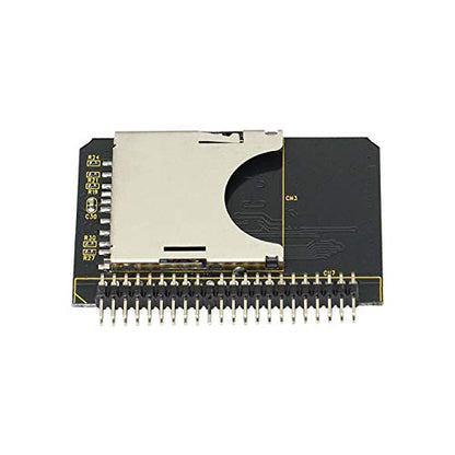 GINTOOYUN SD Card to 2.5 Inch IDE Adapter，SD SDHC SDXC MMC Memory Card to IDE 2.5" 44 Pin Male Adapter Converter