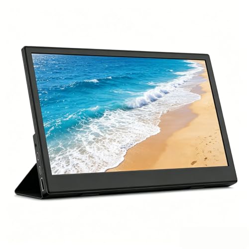 11.6“ Portable Monitor for Laptop, External Travel Monitor with Kickstand, USB-C HDMI Gaming Monitor with Built-in Speaker, Small Monitor for Laptop, Phone, PC PS4/5,Switch,Xbox,Office/Gaming - size: 11.6“