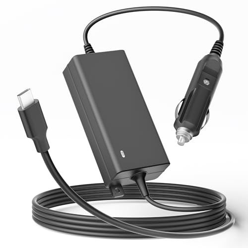 100W USB C Laptop Car Charger for Dell Latitude/XPS/Precision | Type C Car Charger Adapter for MacBook Pro,Air,HP Spectre,Elitebook,ThinkPad,Yoga,IdeaPad,Ideal for Road Trip RV Camping