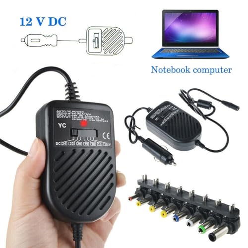 Car Laptop Charger 80W Power Supply Universal Adapter Car Converter Universal Car Charger Adapter Auto Car Charger Universal Laptop Charger Adaptor for Car