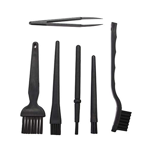 6 pcs Mini Keyboard Cleaning Brushes Kit Small Portable Anti Static Dust Remove for Phone Plastic Keyboard Handle