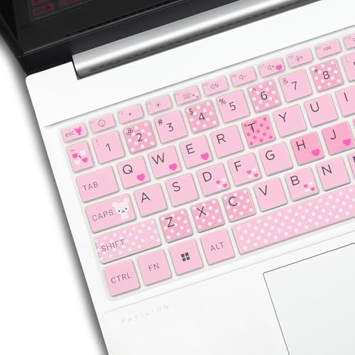 Keyboard Cover for 2026 2025 2024 HP 15.6 inch Laptop 15-fc 15-fd Series, HP 15z-fc000 15t-fd000 15-fd0123dx 15-fd0127dx 15-fc0245dx 15-fc0025dx 15-fd0023dx 15-fd0005dx 15t-fd100 fd0083wm fc0093dx - color: Lovly