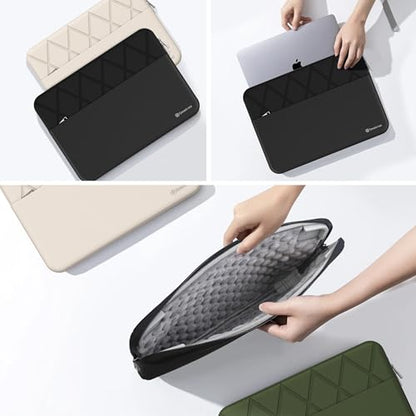 Smatree Laptop Sleeve for 15.3inch Apple MacBook Air M4 2025/2024 M3 A3114 | for 15.3 inch Apple MacBook Air M2 2023 A2941,Protective Case with Accessory Pocket,Patented Shockproof Design (E617)
