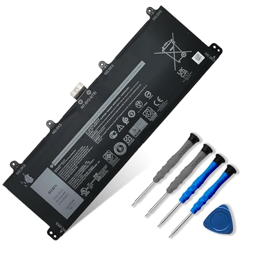 40Wh 9F4FN Laptop Battery Replacement for Dell Latitude 7320 Detachable Inspiron 14 3420 Series 09F4FN 2VKW9 8PK6G 7.6V 5000mAh