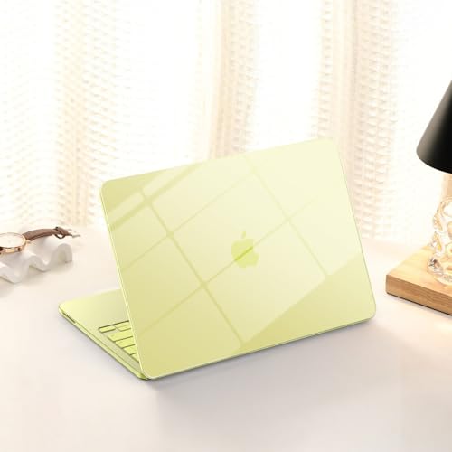 AKIT Compatible with MacBook Neo 13 inch Case 2026 Release Model A3404 with A18 Pro Chip, [Ultra-Thin] Hard Shell Case&Keyboard Cover&Screen Protector for New MacBook Neo 13 inch, Crystal Citrus - color: Crystal Citrus