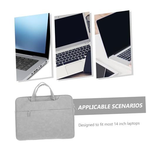Laptop Sleeve Case for Notebooks Pu Protective Travel Bag with Front Pocket Lightweight Design for Business College and Office Use