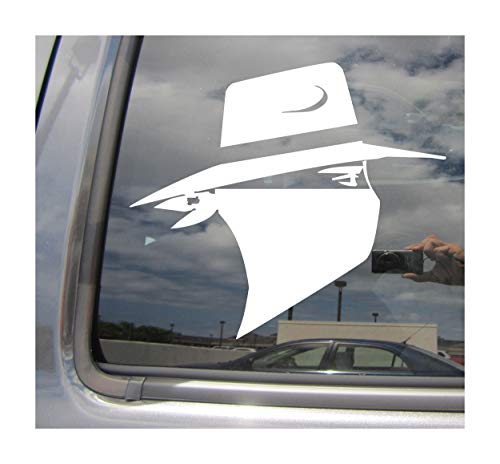 Cowboy Bandit - Western Wild Wild West Bad Boy - Cars Trucks Moped Helmet Hard Hat Auto Automotive Craft Laptop Vinyl Decal Store Window Wall Sticker 10074