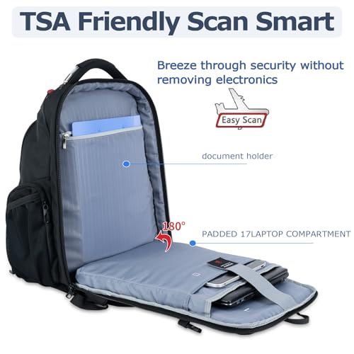 VANKEAN 17.3'' Travel Laptop Backpack - style: Classic