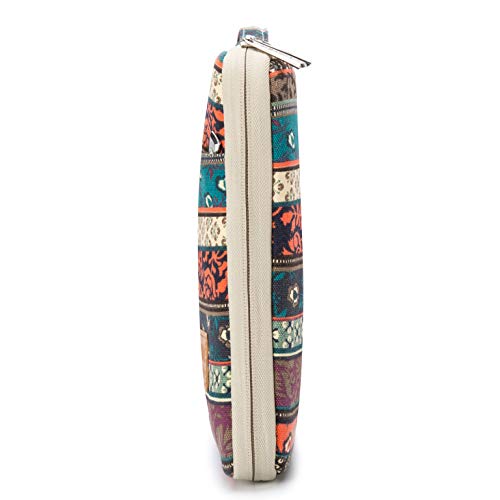 Kinmac 360° Heavy Duty Protective Laptop Sleeve Case Bag Cover with Handle for MacBook Air 13 inch,iPad Pro 13 inch and 13.3 inch HP,Dell,Lenovo,Asus,Acer Laptop (Bohemian) - color: New Bohemian, size: 12 inch-13.3 inch