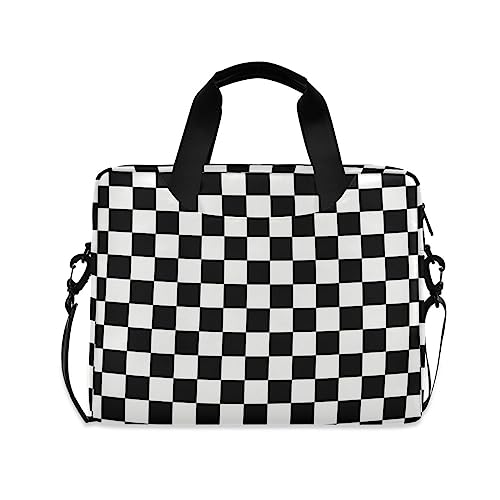 Waving Checkered Flag Car Racing Laptop Case | Waterproof Laptop Briefcase Laptop Bag for Women & Men - color: Color 10