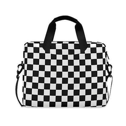 Waving Checkered Flag Car Racing Laptop Case | Waterproof Laptop Briefcase Laptop Bag for Women & Men - color: Color 10