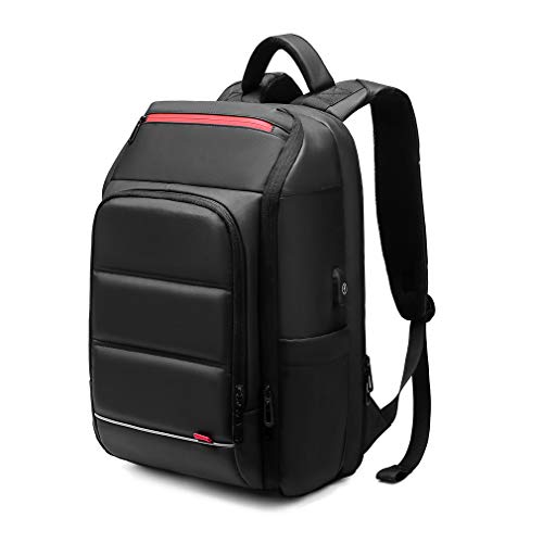 Laptop Backpack for Men,Multifunction Business 15.6 inch Laptop Backpack,with USB Charging Port Travel Bag, Black-03, Large