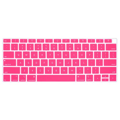 Se7enline for MacBook Pro 13/16 inch Keyboard Cover 2019-2026,Cheese | Silicone Waterproof Dustproof Durable Washable Laptop Accessories US Layout 2023 2022 2021 2020 2019 2018,Pink - color: Pink
