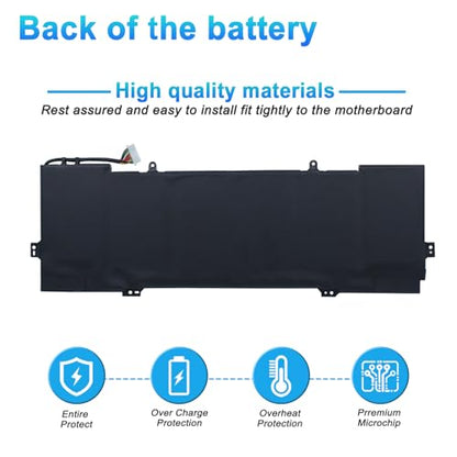 KB06XL 902499-855 Battery Replacement for HP Spectre X360 15 15-BL1XX 15-BL0XX 15-Bl012DX 15-BL002XX 15T-BL000 15T-BL100 15-bl012dx Series 902401-2C1 HSTNN-DB7R TPN-Q179 902499-856 - size: KB06XL 902499-855