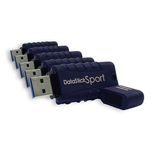 Water Resistant 64GB DataStick Sport by Centon, 5 Pack, USB 3.2 Gen1 Flash Drive Memory Stick for Storage and Backup - size: 64 GB, style: Pack of 5