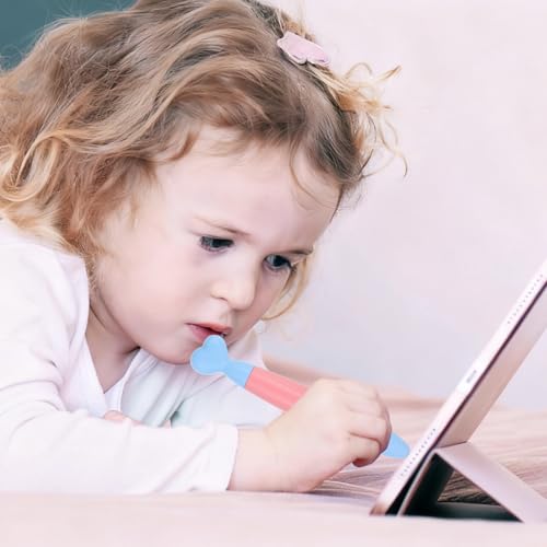 PATIKIL Crayon Stylus Pens for Touch Screen, High Sensitivity Universal Pen Capacitive Digital Pens Touchscreen Stylus for Phone Tablets Laptop Touch Screen Devices, Light Blue - color: Light Blue