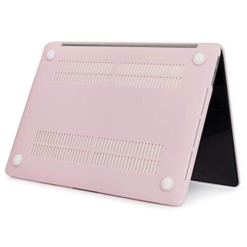 Se7enline for MacBook Pro 13 inch Case M2/M1 2026-2020 A2338,Rose Quartz | Hard Shell Laptop Case Washable Keyboard Cover Skin Anti-Scratch Anti-Drop Heat Dissipation Full Port Access Slim Lightweight - color: Rose Quartz