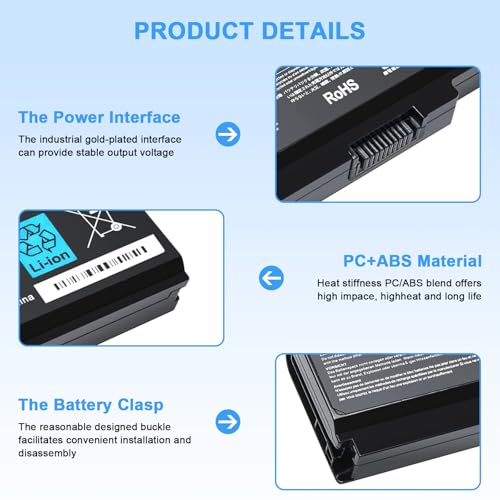 48Wh PA3817U-1BRS Battery Replacement for Satellite C655 C675 C675D L645 L645D L655 L655D L675 L675D L745 L755 L755D P745 P755 P775 M645 A660 A655 PA3817U Series Laptop Battery - color: T3817 BATTERY