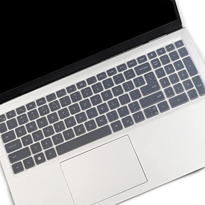 Keyboard Cover for Dell 16 Plus Laptop DB16250 DB16255 DC16250 16" & Dell 15 Laptop DC15250 DC15255 15.6" 2026 2025 2024, Dell Inspiron 15 3510 3511 3515 3525 3530 3535 5510 5515 5518 7510 15.6 - color: Clear