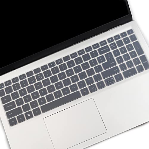 Keyboard Cover for 15.6" Dell Inspiron 15 3510 3511 3515 3525 3530 3535 5510 5515 5518 7510, 2025 Dell 15 Laptop DC15250 DC15255 15.6, Vostro 3510 3520 3530 5510 5515 15.6, Latitude 3520/Inspiron 7610 - color: Clear