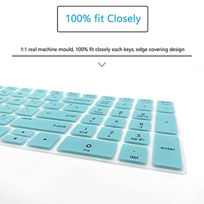 Keyboard Cover for HP Laptop 15-dy 15-db/da/dw 15-dy 15-dy2073dx 15-dy2034nr 15-dy0025tg 15-dy0027ds 15-dy2152wm 15-dy2005tg 15-dy2046n 15-dy2075tg 15-dy2073dx 15-dy2024nr 15-dy1036nr 15-dy1043dx - color: Hotblue