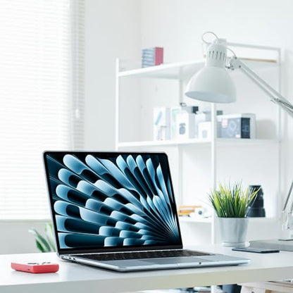 EooCoo Compatible with MacBook Air 15 inch Case 2026 2025-2023 M4 M3 M2 A3241 A3114 A2941, Fit Like a Glove, College Essentials Sleek Protective Hard Shell Cover for Mac Air 15.3", Crystal SkyBlue - color: Crystal SkyBlue, size: MacBook Air 15 inch