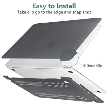 May Chen for MacBook Pro 16 Inch 2019 Release Model:A2141,Hard Shell Case Cover Screen Protector & Keyboard Cover for MacBook Pro 16 Retina with Touch ID & Touch Bar - Black - color: Black