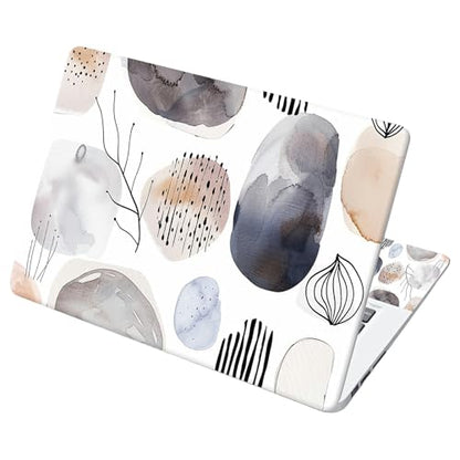 Universal Laptop Skin Sticker with 2 Wrist Pad Decals, 3-Piece Removable Vinyl Laptop Cover, Abstract Art Waterproof Anti-Scratch, Easy-Trim Fit for 13.3" 14" 15.6" Laptops - color: Abstract Art