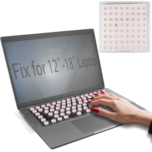 Generic Laptop Keyboard Cover for Long Nails with Raised Keys, Compatible with HP/DELL/Mac/Lenovo/Acer/Asus/Samsung12-18" Notebook Computer (Cat Eye)