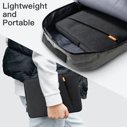 JETech Laptop Sleeve for MacBook Neo (A18 Pro), 14-InchMacBook Air/Pro, MacBook Pro M1-M5 2021-2026, Waterproof Bag Case with Pocket, Compatible with 14 Inch Notebook (Black) - color: Black, size: 14-Inch