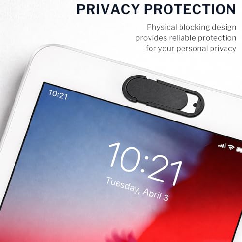 4 Pack Webcam Cover Slide, Camera Privacy Security Protectors for Laptop, Tablet, Smartphone and Computer, Ultra-Thin Camera Blocker Stickers
