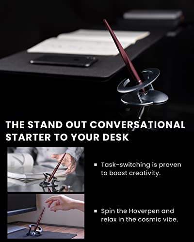 novium Hoverpen Interstellar, Mars Magma, Ballpoint Pen, Unisex | 23.5 Degree Angle, Schmidt Ballpoint Cartridges, Smooth Writing, No Spills, No Spotting, No Explosions - color: Mars Magma, style: Standard