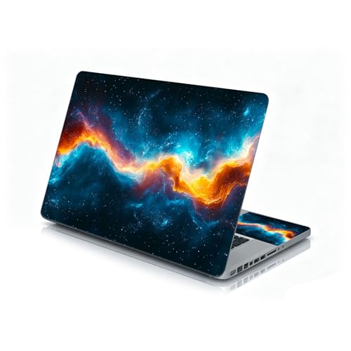 Universal Laptop Skin Sticker Decal, 12"-15.6" Aesthetic Vinyl Wrap, Cosmic Galaxy Waterproof Notebook Cover Art Protector for MacBook HP Dell Lenovo, Fits 13" 14" 15" 15.6" - color: Cosmic Galaxy