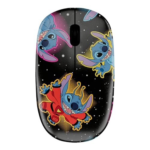 iJoy Disney Lilo and Stitch Wireless Mouse, Bluetooth Ergonomic Mouse Computer Accessories for Laptop Computer or Mini PC and Stitch Gifts for Women, Men, and All Fans of Stitch Stuff