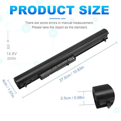 TREE.NB Laptop/Notebook Battery Replacement for HP LA04 776622-001 728460-001 TPN-Q130 752237-001 TPN-Q132 TPN-Q129 LA04DF HSTNN-DB5M HSTNN-YB5M F3B96AA HSTNN-UB5M - Black - High Performance New