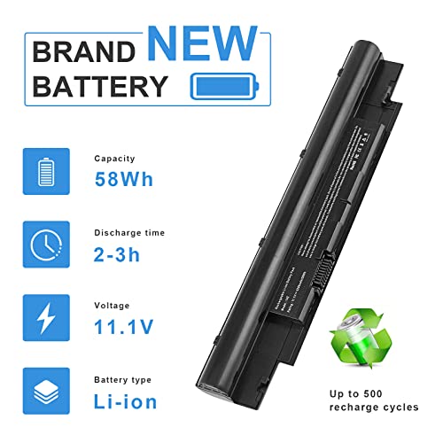 Futurebatt N311z Laptop Battery for Dell 13Z N311z 14Z N411z Vostro V131 V131D V131R Latitude 3330 Series Fits 312-1258 H7XW1 JD41Y - size: 14Z 12.13 3.15 1.77in