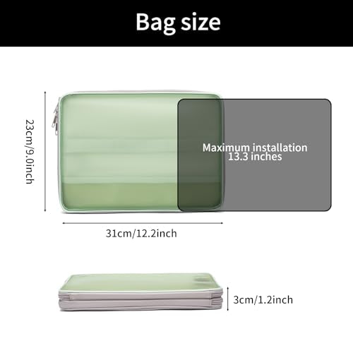 CONMOTO Laptop Case Sleeve,13 inch 15inch Computer Carrying Bag Laptop Sleeve Compatible for MacBook Air/Pro, HP, Dell, Lenovo, Acer - color: Blue, size: 13 inch