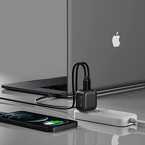 GaNHub 65W GaN USB C Charger 3-Port, PPS PD Fast Charger Foldable Wall Charger for MacBook Pro/Air, iPad Pro, iPhone 16/15 Pro Max, Galaxy S24/S23, Pixel, Steam Deck and More
