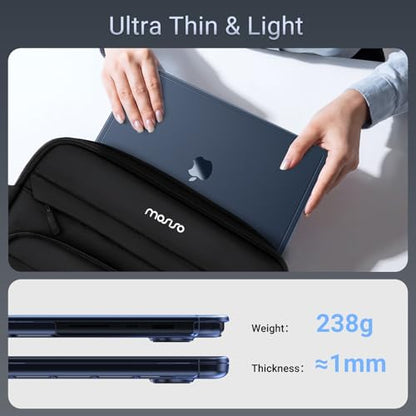 MOSISO Compatible with MacBook Pro 14 inch Case M5 M4 M3 M2 M1 2026-2021 | Enhanced Shock-Absorbing Perimeter Matte Hard Case, A3427 A3426 A3434 A3112 A3185 A3401 A2918 A2992 A2779 A2442, Midnight - color: Midnight