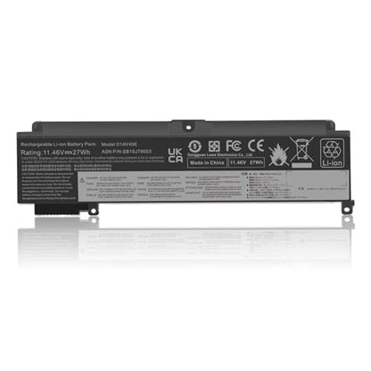 Futurebatt L16M3P73 01AV406 Laptop Battery Replacement for Lenovo ThinkPad T460s T470s Series Notebook Internal 00HW038 00HW025 00HW024 01AV462 01AV405 01AV407 01AV408 SB10J79003 - size: 01AV406 8.86*3.15*1.38 in